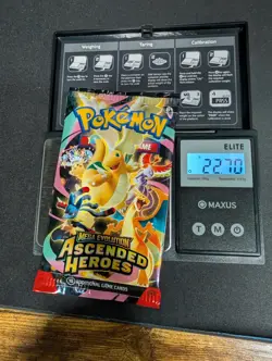 Pokemon Ascended Heroes Booster Pack (SEALED) GOD PACKUUU HEAVY! 22.70g!!! - Image 1