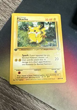 Pokemon TCG Pikachu Jungle 60/64 Regular 1999-2000 Wizards Base Set Copyright... - Image 1