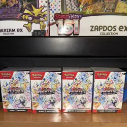 Pokemon Scarlet & Violet Prismatic Evolutions Booster Bundle Factory Sealed x4 - Image 1