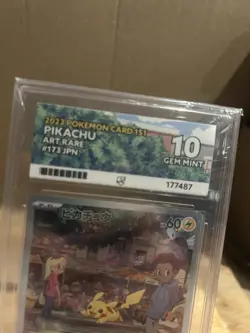 Pokemon TCG Pikachu Japanese 151 Art Rare ACE 10 Perfect Subs Gem Mint - Image 2