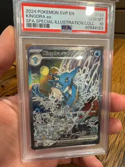2024 POKEMON SHROUDED FABLE SPECIAL ILLUSTRATION COLLECTION KINGDRA EX PSA 10 - Image 2