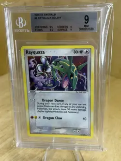 Rayquaza 9/106 - 2005 Pokemon EX Emerald - Rare - Holo BGS 9 - Image 1