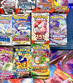 Pokemon Guaranteed Value Lot box -SEALED PACKS + Hits! Read Description!!!! - Image 1