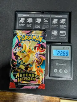 Pokemon Ascended Heroes Booster Pack (SEALED) GOD PACKUUU HEAVY! 22.68g!!! - Image 1