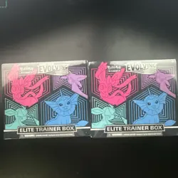 Pokemon Sword & Shield Evolving Skies Elite Trainer Box x2 Sylveon Espeon - Image 1