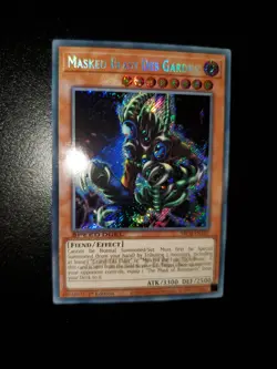 Yugioh Masked Beast Des Gardius SCR 1st Ed. SBCB-EN107 Near Mint - Image 2