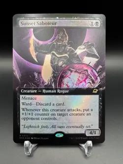 Sunset Saboteur (Extended Art) (Foil) MTG: Edge of Eternities NM #334 - Image 1