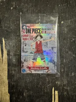One Piece Monkey.D.Luffy College Basketball US Voyage Promo Card, Shirt, poster - Image 2