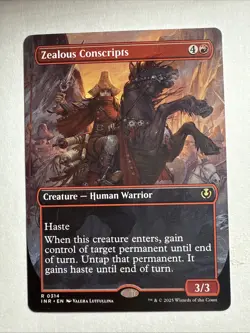 Zealous Conscripts 314 - MTG - Innistrad Remastered - NM Borderless - Image 1