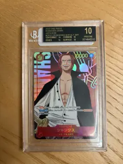 BGS BLACK LABELShanks OP01-120 (Secret) Parallel ROMANCE DAWN ONE PIECE Japanese - Image 1