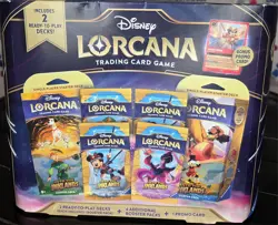 Disney Lorcana TCG Into The Inklands Bundle Box Includes Bonus Promo Cards - Image 3