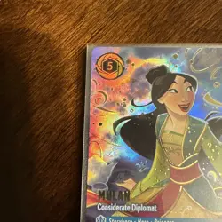 Mulan Considerate Diplomat Enchanted Cold Foil Mint Condition Disney Lorcana - Image 2