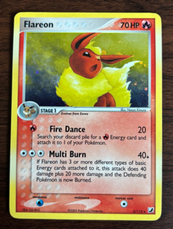 Flareon - 5/115 - Pokemon Ex Ex Unseen Forces Holo Card MP - Image 1