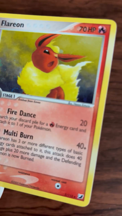 Flareon - 5/115 - Pokemon Ex Ex Unseen Forces Holo Card MP - Image 2