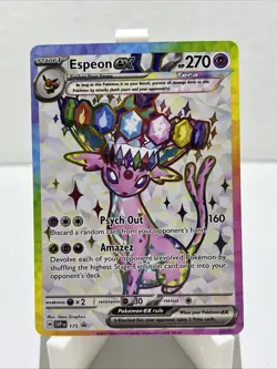 Espeon ex SVP175 Sv: Scarlet & Violet Promo Cards Holo Full Art - Image 1