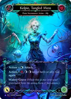 FAB COLD FOIL Kelpie, Tangled Mess - High Seas Card # 059 - Image 1