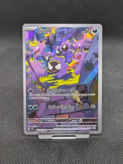 Pokemon Card Gastly 177/162 Illustration Rare Temporal Forces NM/M - Image 1