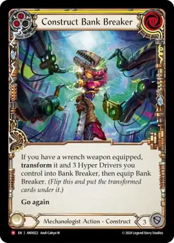 FAB Construct Bank Breaker // Bank Breaker - Armory Deck: Maxx Nitro Card # - Image 1