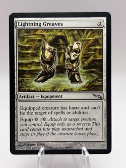 Lightning Greaves 199/306 Mirrodin MTG LP - Image 1