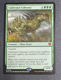 Cultivator Colossus Mythic Rare Innistrad Remastered Magic Gathering Card MTG - Image 1
