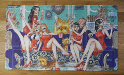 One Piece OP TCG CCG Custom Playmat Mouse Pad Trading Card Game Robin Boa Nami - Image 1