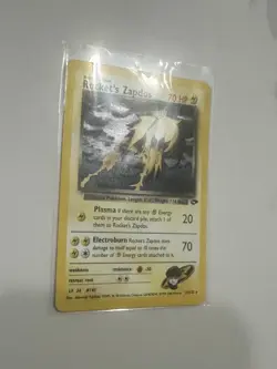 Pokemon Rocket's Zapdos 15/132 card Gym Challenge Holo TCG WOTC Pokemon - Image 5