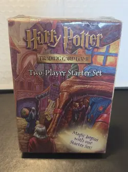 Harry Potter Trading Card Game Starter Set NEW Sealed Box 82 cards Two Player - Image 1