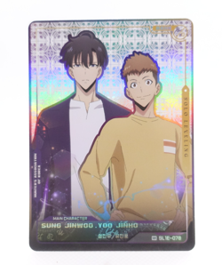 Sung Jinwoo Yoo Jinho Solo Leveling Mapniverse SR SL1E-078 Anime Trading Card - Image 1