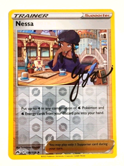 Nessa - 136/159 - Reverse Holo - Rare - Signature Card - Crown Zenith - Pokemon - Image 1