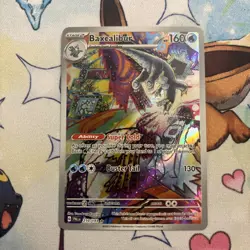 Pokemon TCG Baxcalibur Card 210/193 IR Sv02: Paldea Evolved 2023 - Image 1