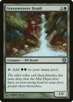 MTG Greenweaver Druid Duels of the Planeswalkers U 68/113 (LIGHTLY PLAYED) - Image 1