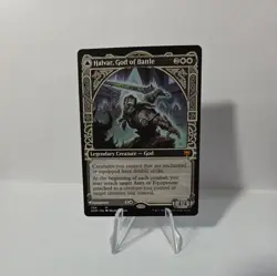 Halvar, God of Battle (Showcase) Kaldheim Regular NM Free Ship - Image 1