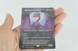 MTG Ebondeath, Dracolich (Borderless) Foil M Adventures in the Forgotten Realms - Image 1