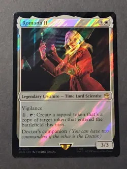 Magic the Gathering - Universes Beyond: Dr. Who - Surge FOIL - Romana II - Image 1