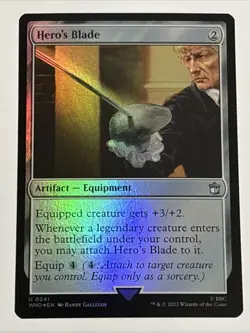 MTG Universes Beyond: Doctor Who Hero's Blade Foil 0241 NM - Image 1