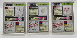 Vaporeon Jolteon Flareon 134 135 136 Nintendo BANDAI Japanese Pokemon Carddass - Image 3