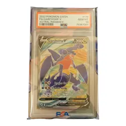 PSA 10 GEM MINT Garchomp V 178/189 Full Art Astral Radiance Pokemon Card 2022 - Image 1