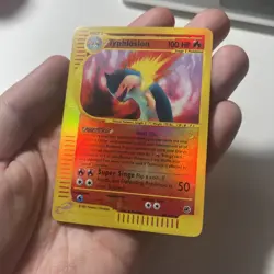 Pokemon TCG Typhlosion Expedition 64/165 Reverse Holo Rare Card DMG - Image 3