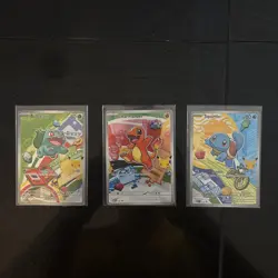 Pokemon First Partner Illustration Collection Series 1 Promos Kanto Set 37 - 39 - Image 1