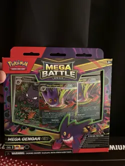 Pokemon Mega Battle Deck Mega Gengar EX 42 Cards Gengar Haunter English - Image 1