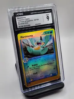 Marshtomp - Pokemon EX Ruby & Sapphire Reverse Holo 40/109. Mint (CGC 9) - Image 1