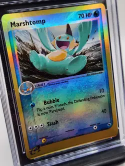 Marshtomp - Pokemon EX Ruby & Sapphire Reverse Holo 40/109. Mint (CGC 9) - Image 2
