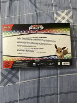 Pokemon TCG Prismatic Evolutions Eevee Accessory Pouch Special Collection Sealed - Image 2