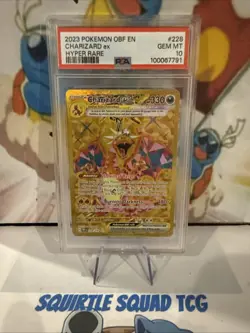 Charizard Ex #228 Pokemon Obsidian Flames PSA 10 - Image 1
