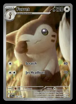 Pokemon Furret #168/159 tcg Near Mint or Better - Image 1