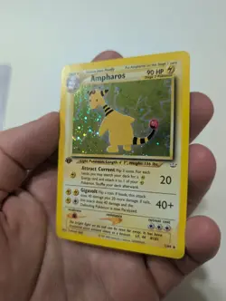 Ampharos 1st Edition 01/64 Neo Revelation Holo LP Pokemon TCG - Image 4