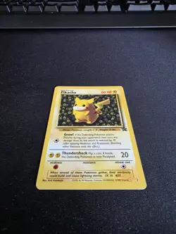 Black Star Promo pikachu #1 wizard of the Coast Pokemon TCG WOTC Vintage - Image 5