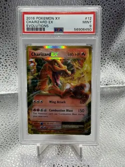 2016 Charizard EX Pokemon XY Evolutions Holo 12/108 PSA 9 MINT - Image 1