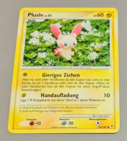Plusle LV.33 # 76/147 Uncom. Platin Ultimative Sieger 2009 Pokemon DE Played - Image 1
