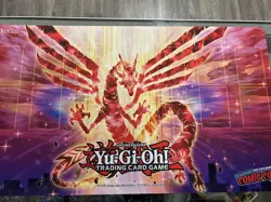 YuGiOh Playmat Exclusive Crimson Dragon 2023 NYCC Exclusive - Image 1
